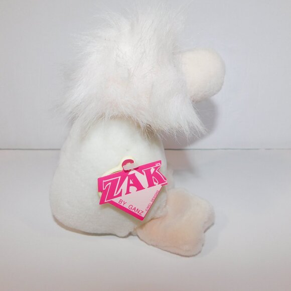 Vintage 1989 Ganz Heritage Collection 6" Plush White Pink  ZAK Eagle w Tags - Picture 4 of 9